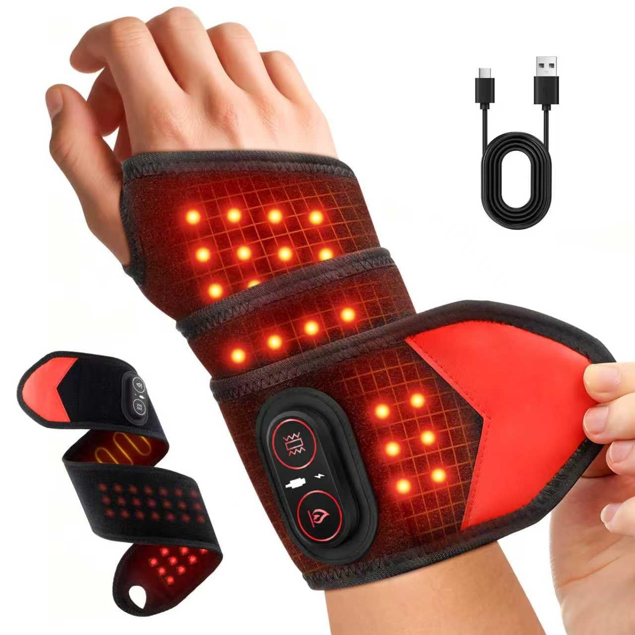 Wrist Wraps - 휴대용 적색광 치료 랩 660nm 850nm
