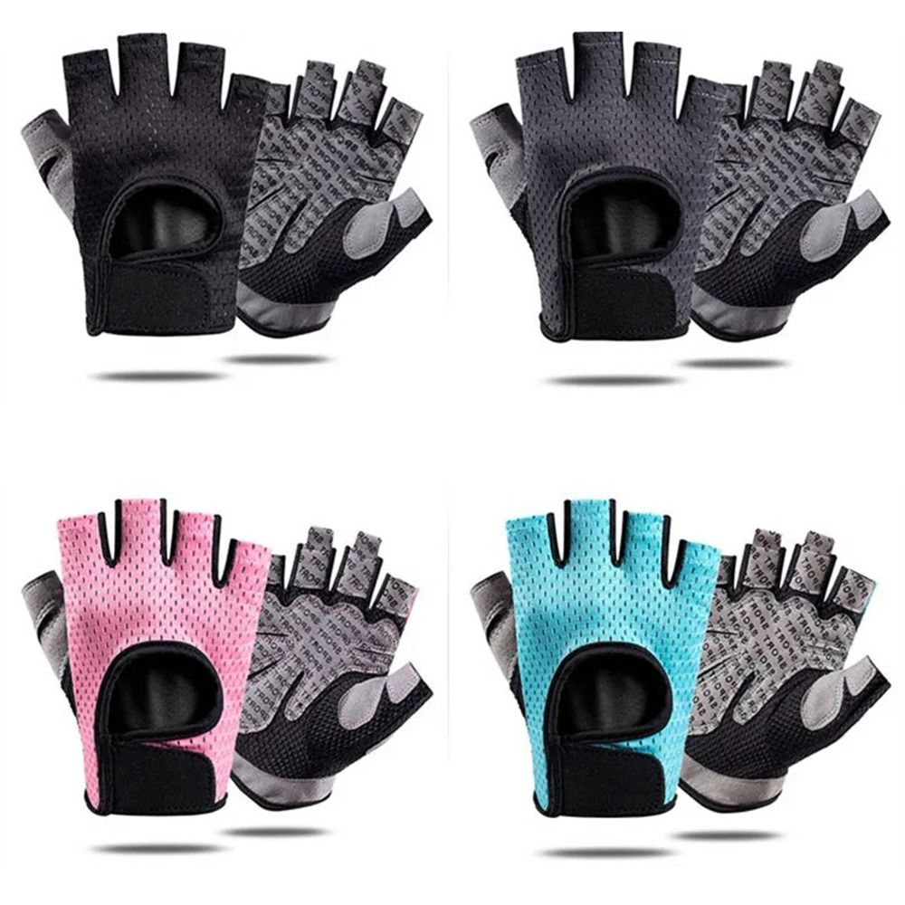 Weightlifting Gloves - 통기성 있는 역도 장갑 곡선형 오픈