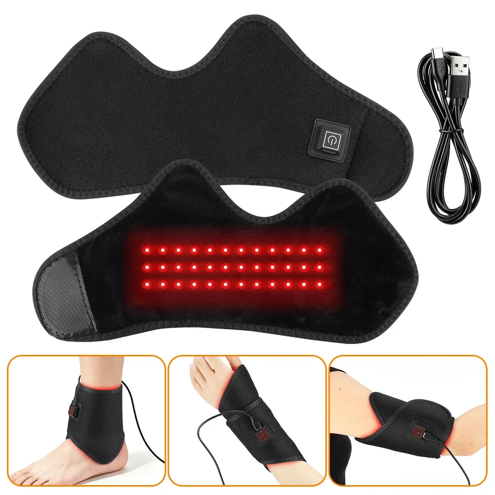 Wrist Wraps - 적색광 36개 LED 660nm가 장착된 발목