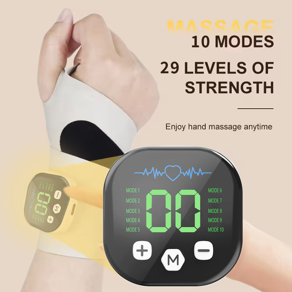 EMS 전기 손목 마사지기 10가지 모드 진동 마사지  - Wrist Wraps 리뷰 및 가격
