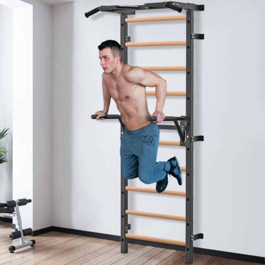 벽걸이형 체조 스톨바 2x2 스웨덴 사다리 (1홀 솔리 - Pull Up Bar 리뷰 및 가격