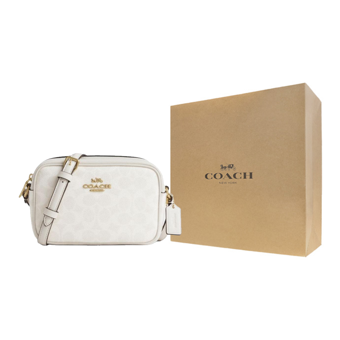 COACH 제이미 인조가죽 카메라백, 크로스바디백, 숄 - Chalk Bag 리뷰 및 가격