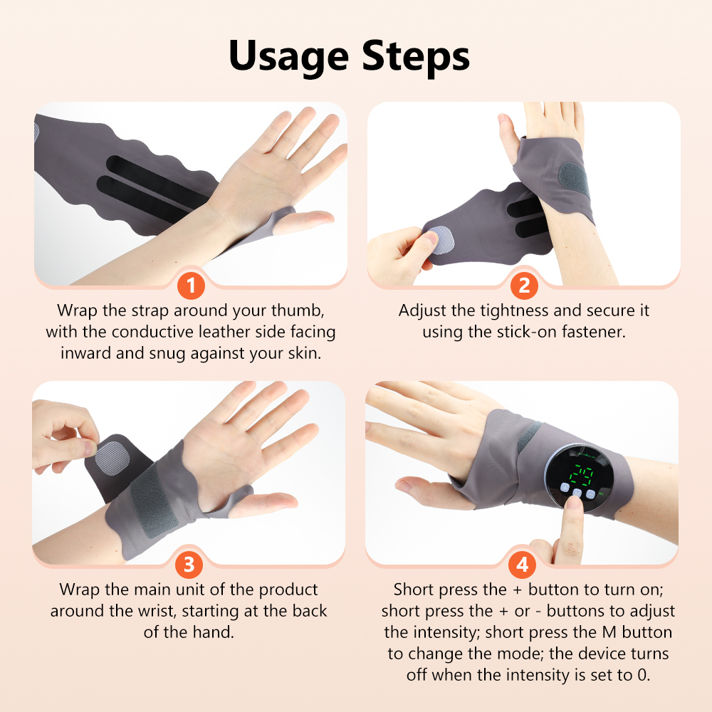 EMS 손목 보호대 무선 전기 손 마사지기 손목 지지대 - Wrist Wraps 리뷰 및 가격