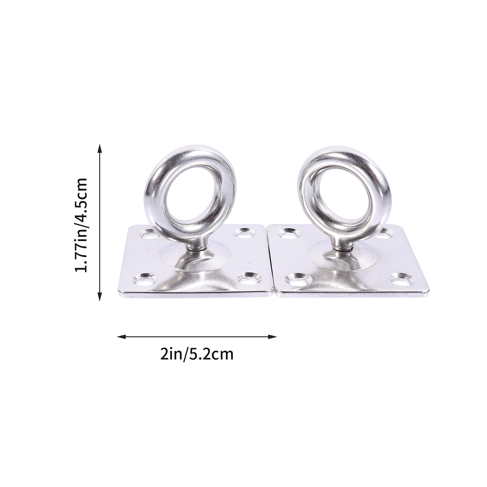 2개 세트, 스테인리스 스틸 재질의 강력한 천장 걸이  - Gymnastic Ring 리뷰 및 가격