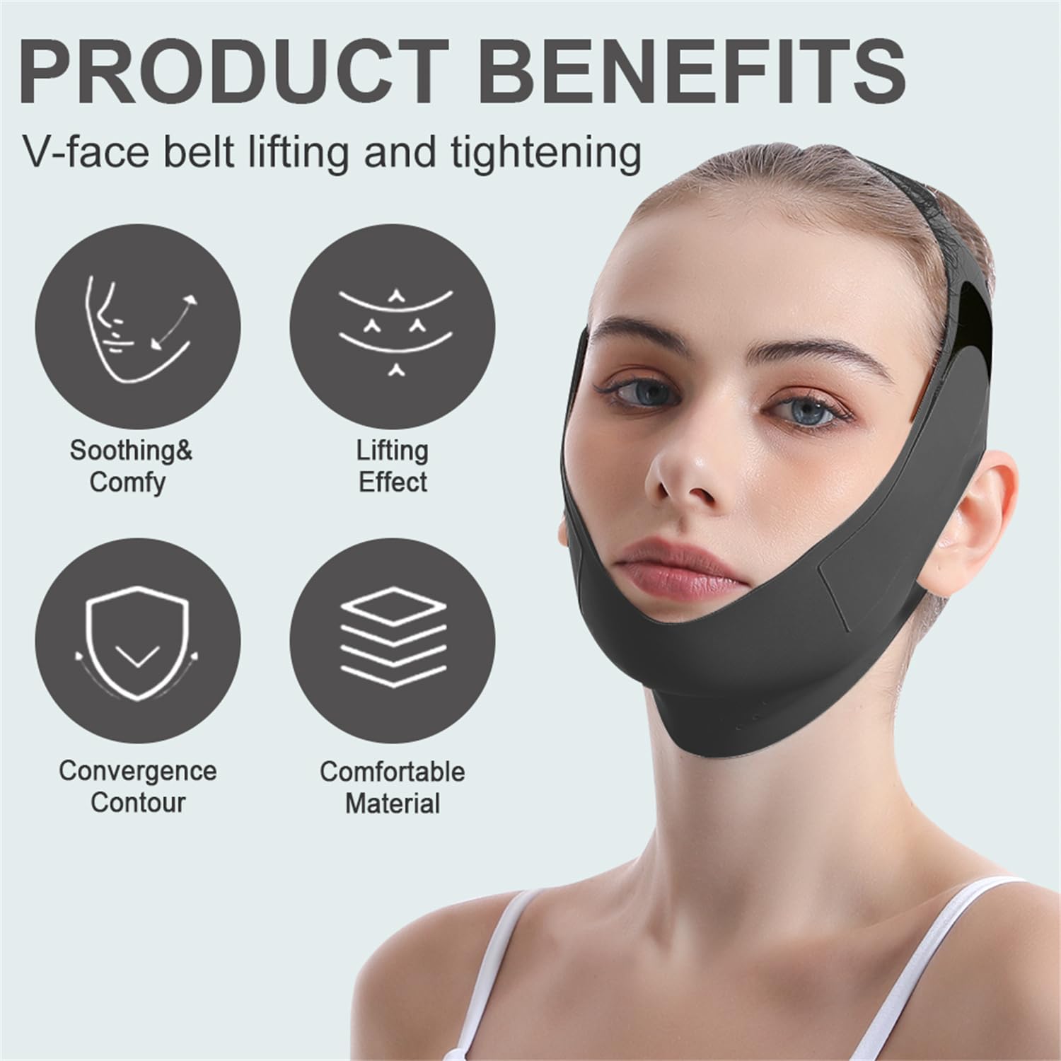수면용 페이스 리프트 테이프 턱 스트랩, 재사용 가능한 - Lifting Belt 리뷰 및 가격
