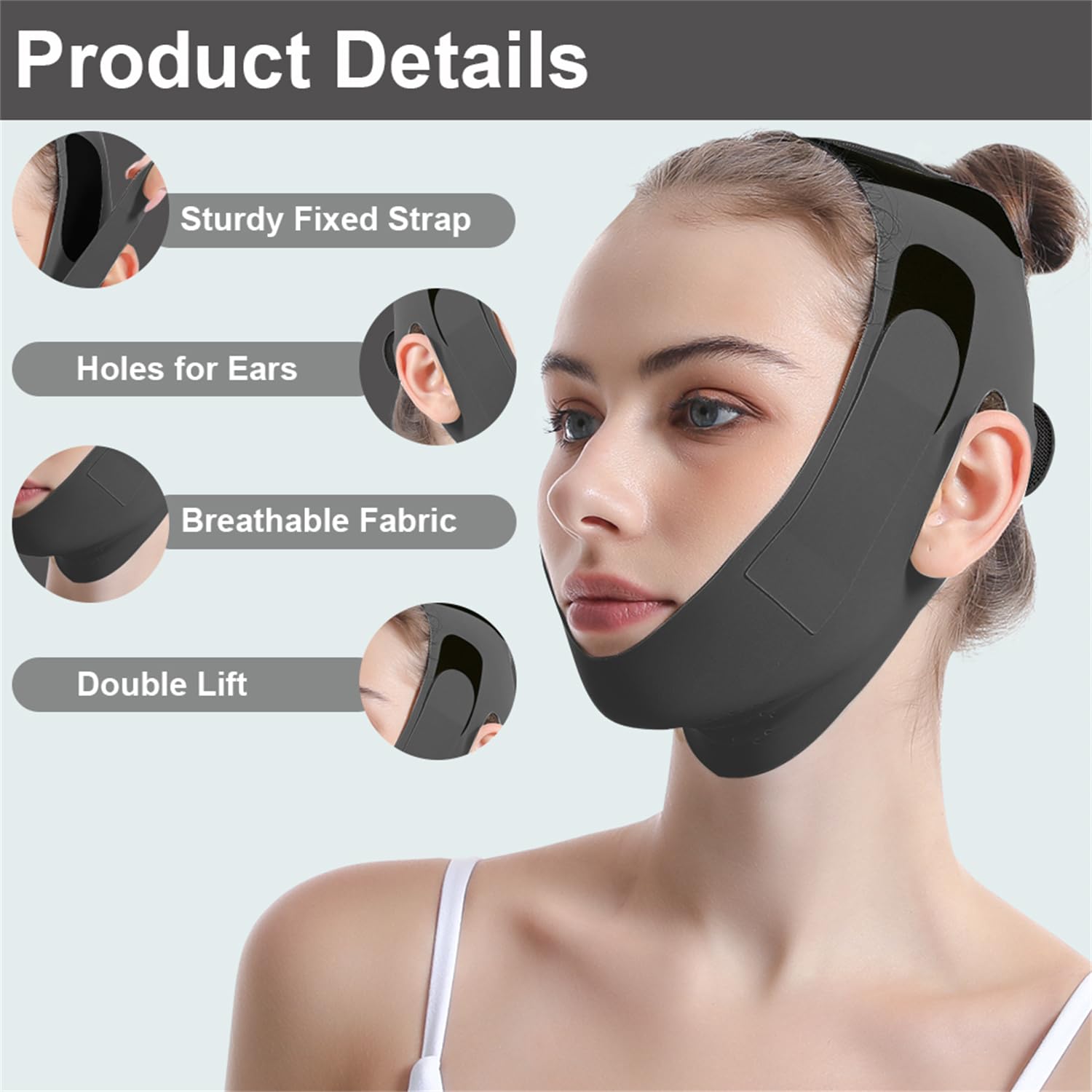 수면용 페이스 리프트 테이프 턱 스트랩, 재사용 가능한 - Lifting Belt 리뷰 및 가격