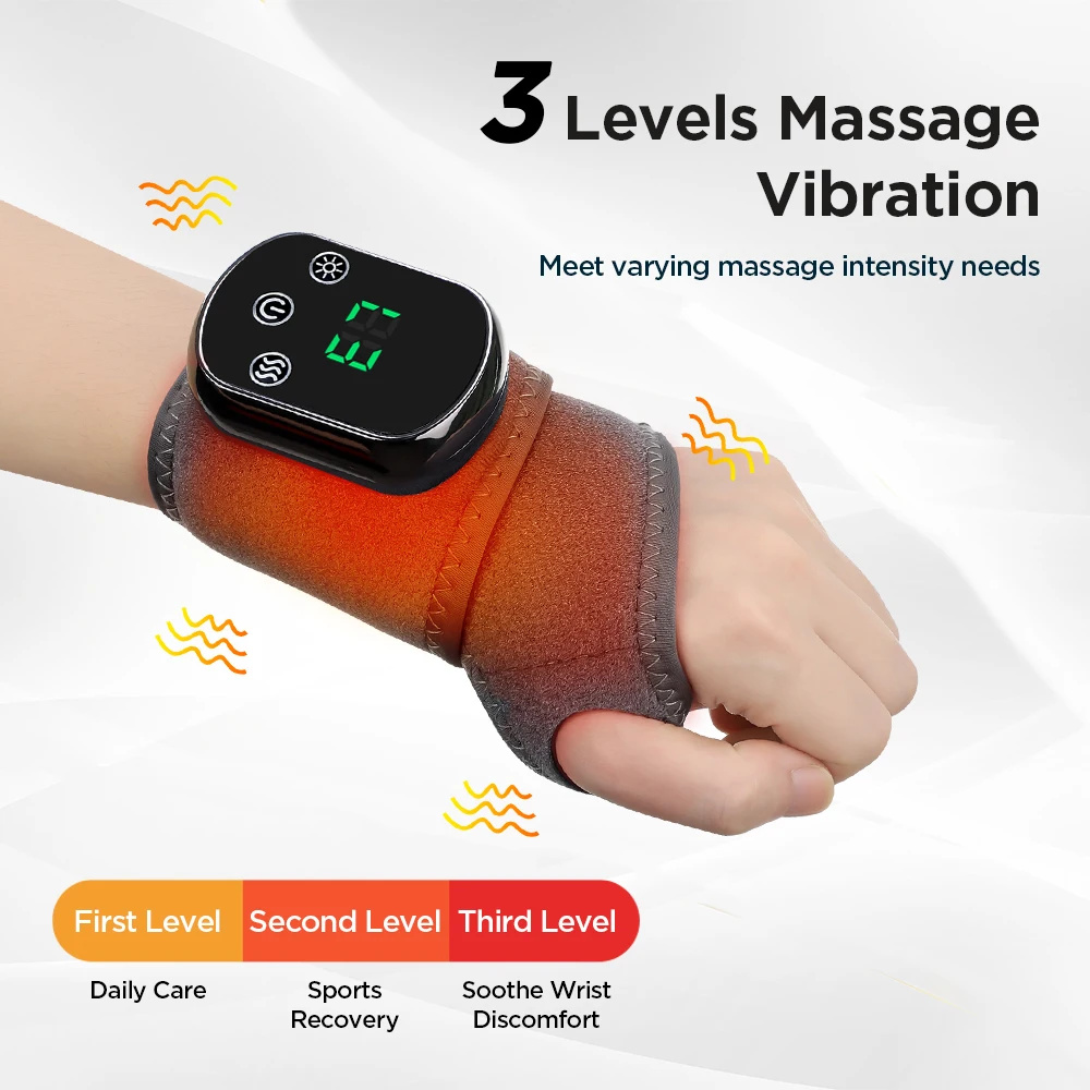 발 열 마사지 기계 전기 손목 가열 패드 랩 뜨거운 압 - Wrist Wraps 리뷰 및 가격